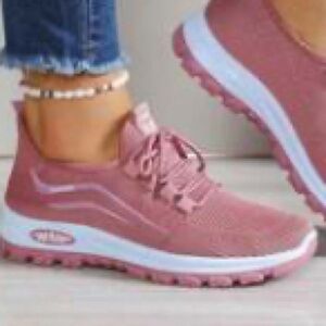 Stylish Pink Women's Sneakers Size 8